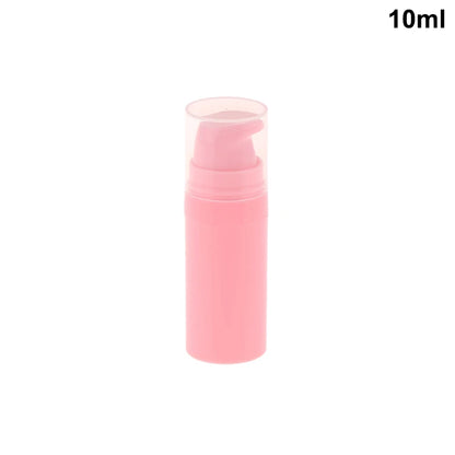 Refillable Airless Pump Bottles for Travel | Vacuum Lotion Containers 5ml 10ml 15ml