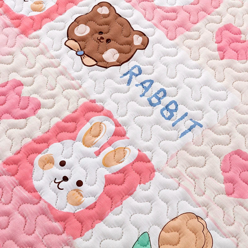 Rabbit Floor Mat Pet Sofa Cushion Training Pad Four Seasons Universal Cage Mat Cat Dog Sleeping Blanket Fence Pad Bunny Supplies