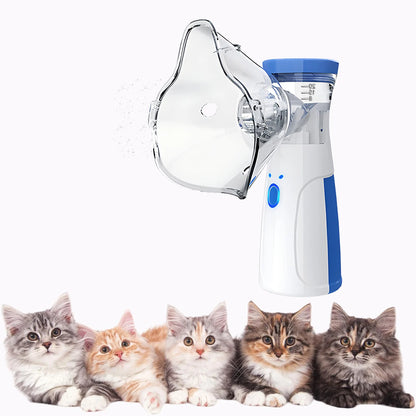 Pet Asthma Inhaler Nebulizer for Respiratory Relief Easy-to-Use Veterinary Animals Device Promotes Pet Health