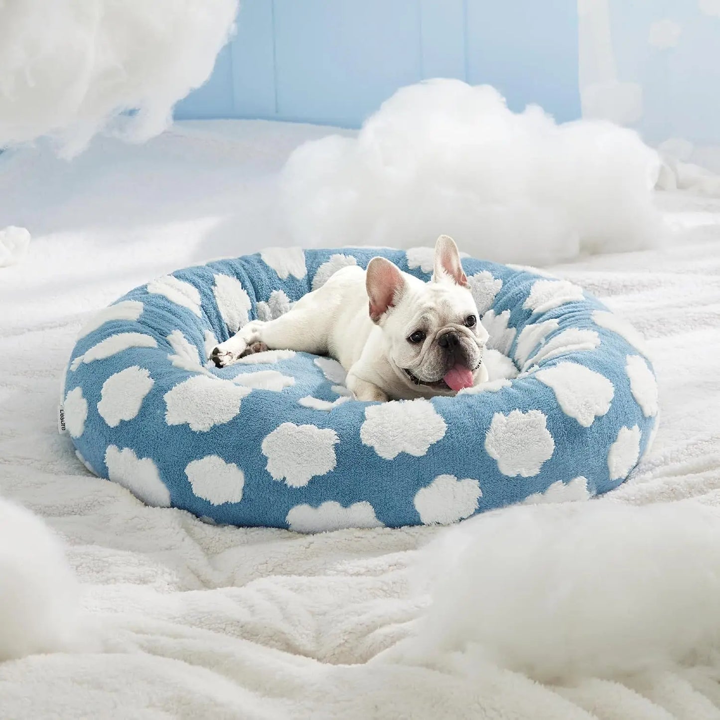 Round Pet Bed for Dogs Cats All Seasons Warm Winter Soft Comfortable Cushion Dog Beds for Large Dogs Dog Accessories Cat Bed