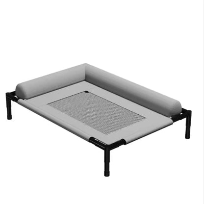 Medium Large Pet Bed Breathable Raised Mesh Sofa for Cats And Dogs with Removable Washable Pillow Moisture-Proof Off-the-Ground