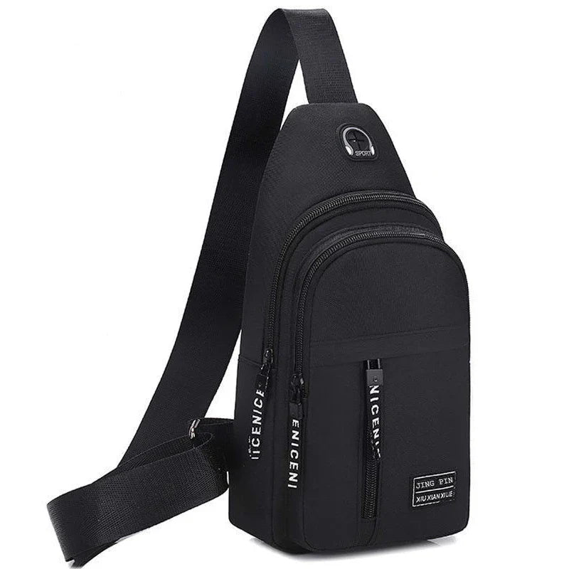 Men Shoulder Chest Bag | Travel Crossbody Sling Pack