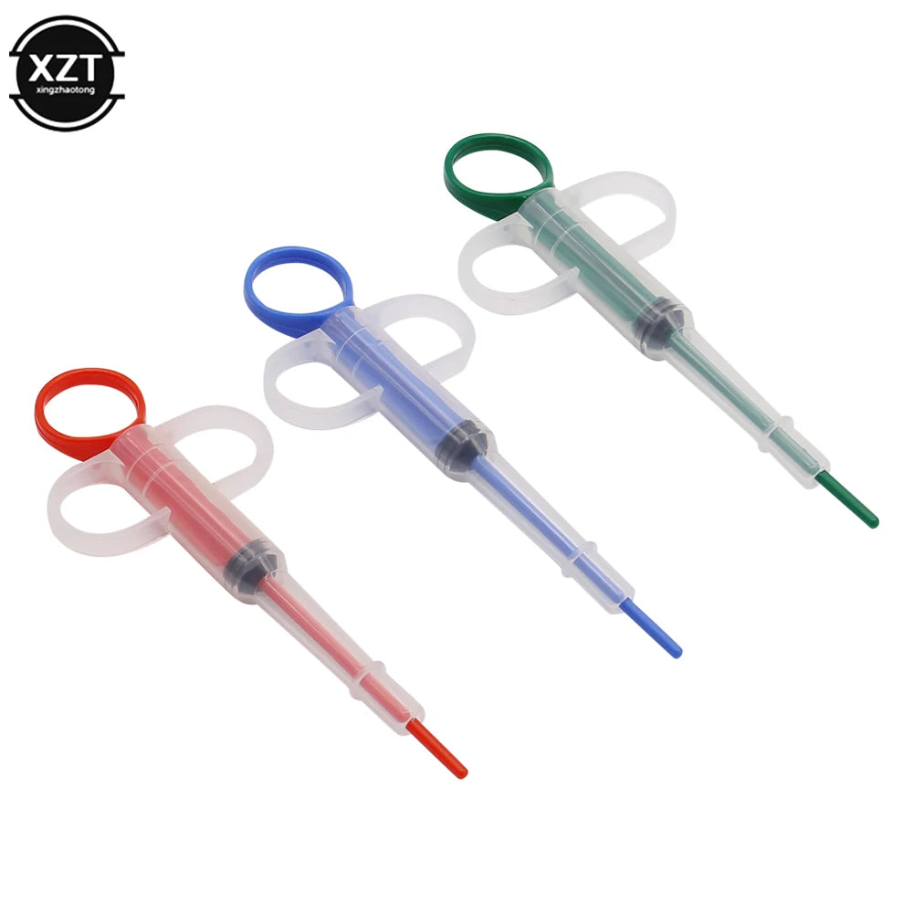 Pet Medicine Syringe Tablet Pill Gun Piller Push Dispenser Medicine Water Milk Syringe Dog Cat Puppy Feeder Kit