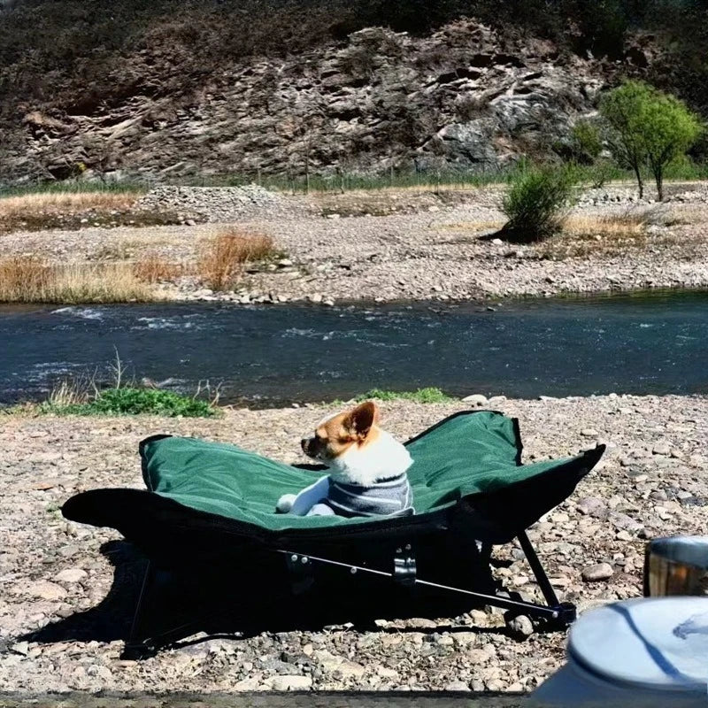 Outdoor Camping Foldable Pet Bed Comfortable Detachable Pads Waterproof Bite Resistant Portable Kennel for Cats and Dogs