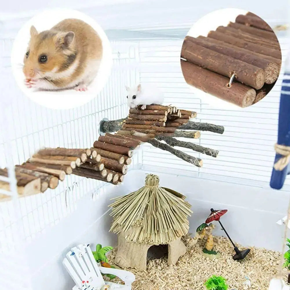 Small Pet Willow Branch Chew Toy, Height, Bendable Design, Dental Care, Natural Nutrients, For Rabbits/Guinea Pigs