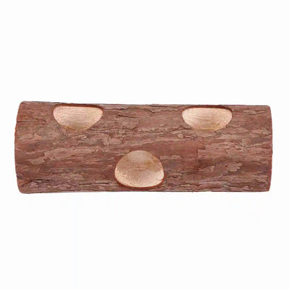 Wooden Hamster Tunnel Versatile Animal Exercise Tube Chew Toy for Rabbit Ferret Hamster Guinea Pig