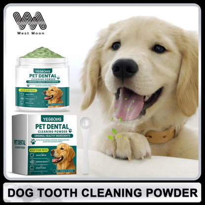 Pet Teeth Cleaning Powder for Dog Reduces Tartar and Calculus Protect Dog Oral Gum Health Freshen Breath Dog Cleaning Products