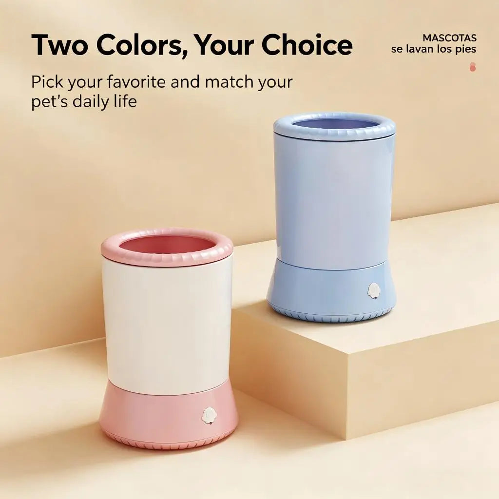 Pet Foot Washing Machine Electric Pet Paw Cleaner Automatic Dog Quick Cleaner Pet Paw Portable Low Noise Waterproof Foot Cup
