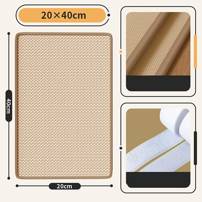 Durable Sisal Cat Scratch Pads, Cat Wall Pads, Sofa Claw Grinding Pads, Scratch Board Wall Stickers Cat Pet Toys Pet Accessories