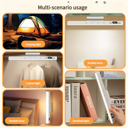 Rechargeable Desk Lamp | Magnetic USB LED Reading Light with Dimming