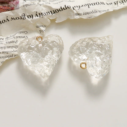 Resin Ice Texture Earrings DIY Accessories