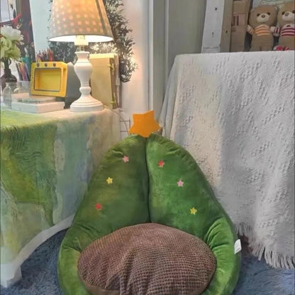 Christmas Tree Floor Cushion Lazy Pouf Christmas