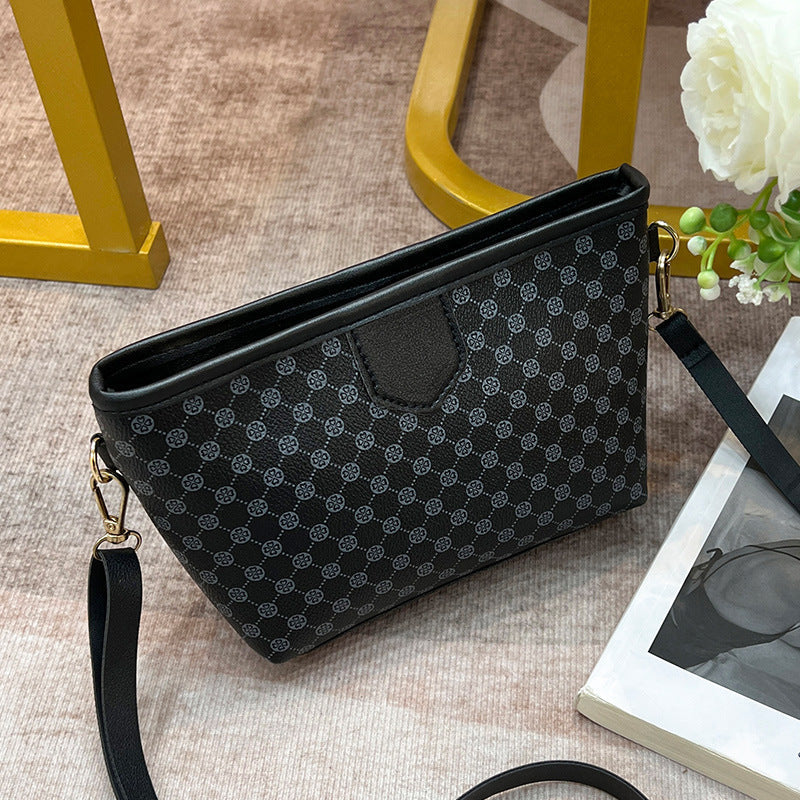 Contrast Color Crossbody Small Square Bag