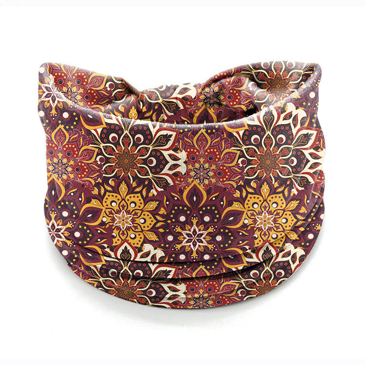 Datura Flowers Elastic Sweat-absorbing Headband