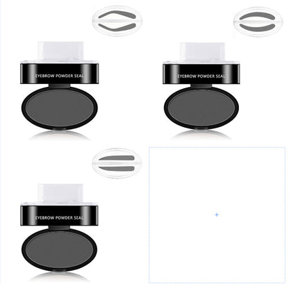 Eyebrow Stamp & Stencil Kit: Waterproof Tint for Professional Brow Enhancement