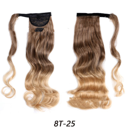 Dynamic Velcro Ponytail Chemical Fiber Wig