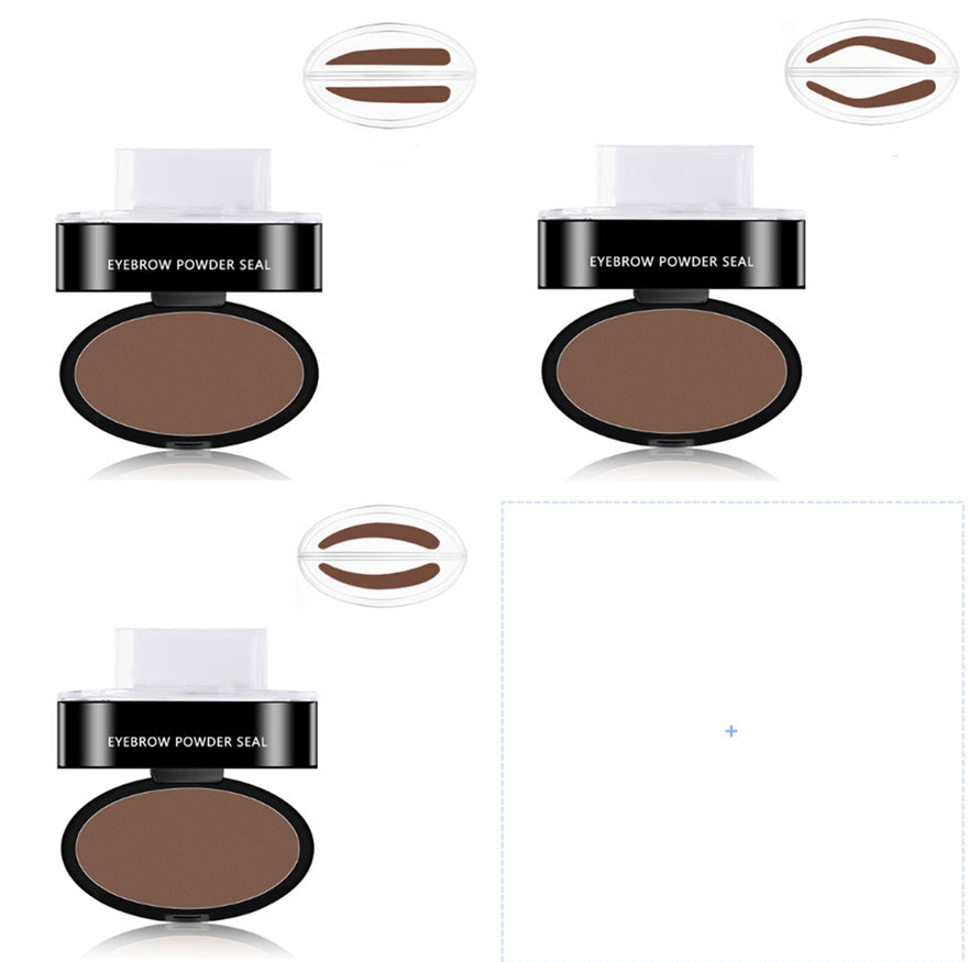 Eyebrow Stamp & Stencil Kit: Waterproof Tint for Professional Brow Enhancement