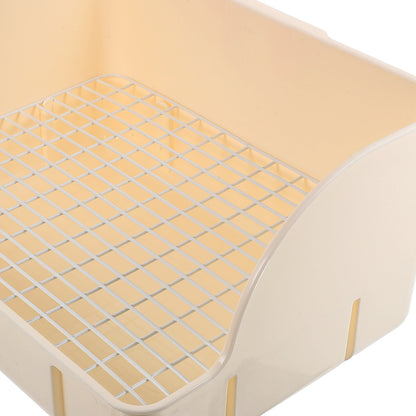 Large Size Rabbit Litter Box Cage Toilet For Bunny Hamster Trainer Potty Pet Bedding Lining Supplies Plastic Guinea Pig Products