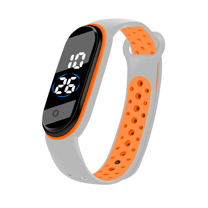 Youth Sports LED Student Watch Waterproof