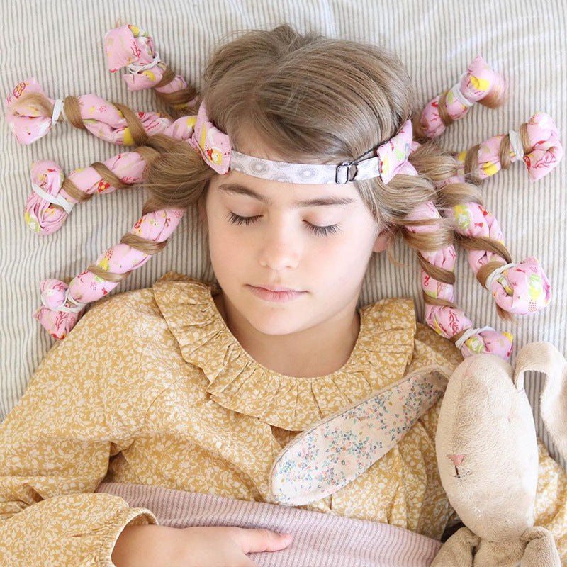 Silk Hair Curling Ribbon Headband