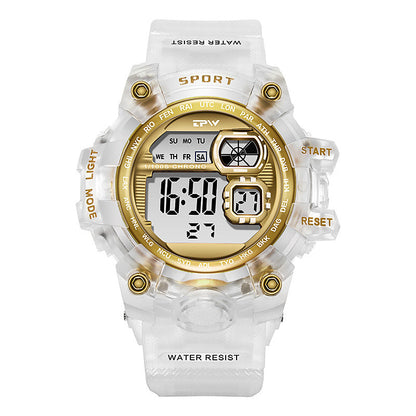 In Stock LED Electronic Waterproof Watch for Ladies