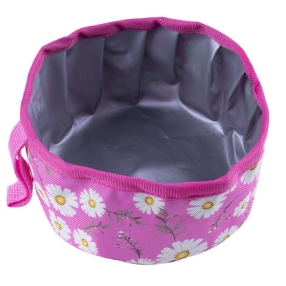Oxford Cloth Outdoor Portable Folding Food Basin
