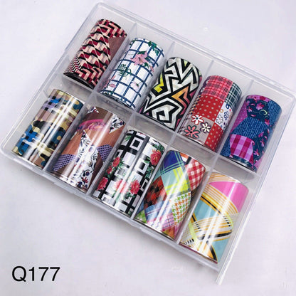 Butterfly Laser Star Nail Transfer Paper