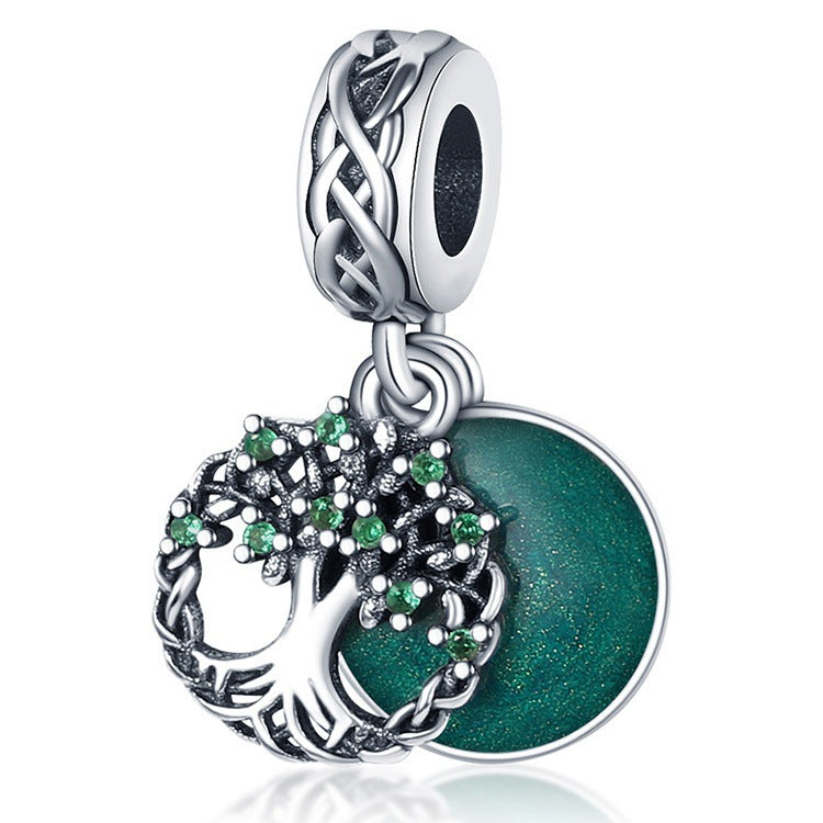 Lucky U-shaped Horseshoe Clover Pendant