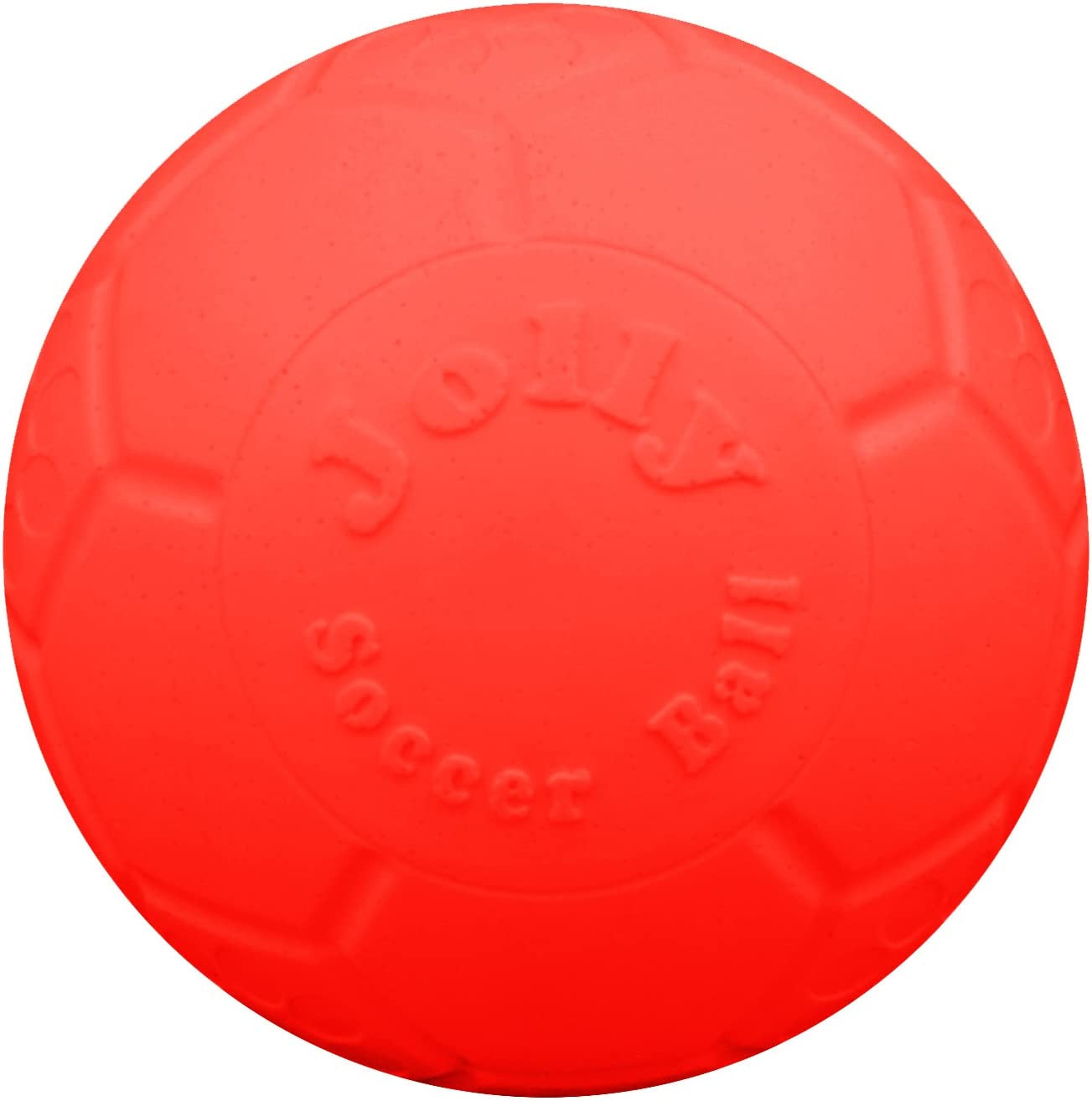 Medium Soccer Ball Floating-Bouncing Dog Toy, 6 Inch Diameter, Orange (SB06 OR) | Medium 6 Inch Durable Dog Soccer Ball for Dogs 20 to 60 Lbs, Won'T Deflate When Punctured, Floats for Water Play, Made in USA