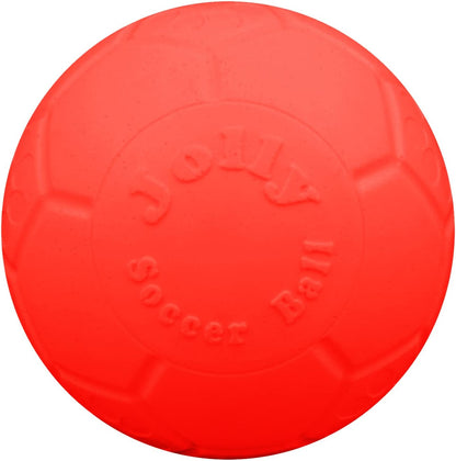 Medium Soccer Ball Floating-Bouncing Dog Toy, 6 Inch Diameter, Orange (SB06 OR) | Medium 6 Inch Durable Dog Soccer Ball for Dogs 20 to 60 Lbs, Won'T Deflate When Punctured, Floats for Water Play, Made in USA