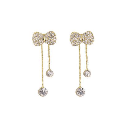 Bow Tassel Fashion Earrings