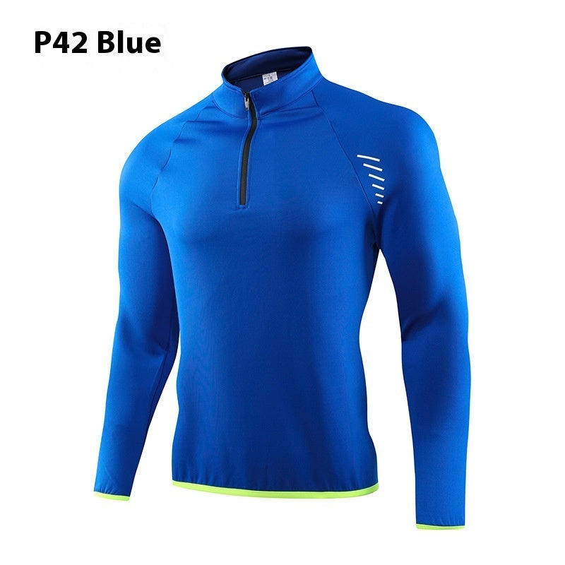 Half Zipper Workout Outdoor Running Quick-drying Clothes