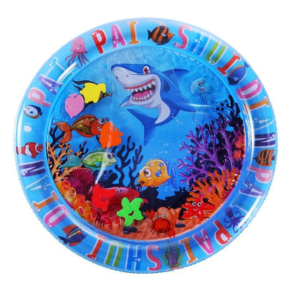 Extra Large Thick Ocean Fish Crawling Water Mat Toy Pet Cushion