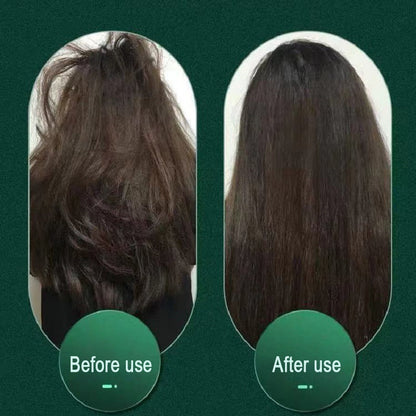 2 In 1 Hair Straightener Hot Comb Curling Brush