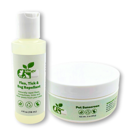 OUTDOOR SAFETY KIT/ Sunscreen & Flea/Tick/Bug Repellent