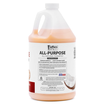 Jeffers Pet Tearless All-Purpose All-Natural Coconut Oil Shampoo for Dogs & Cats