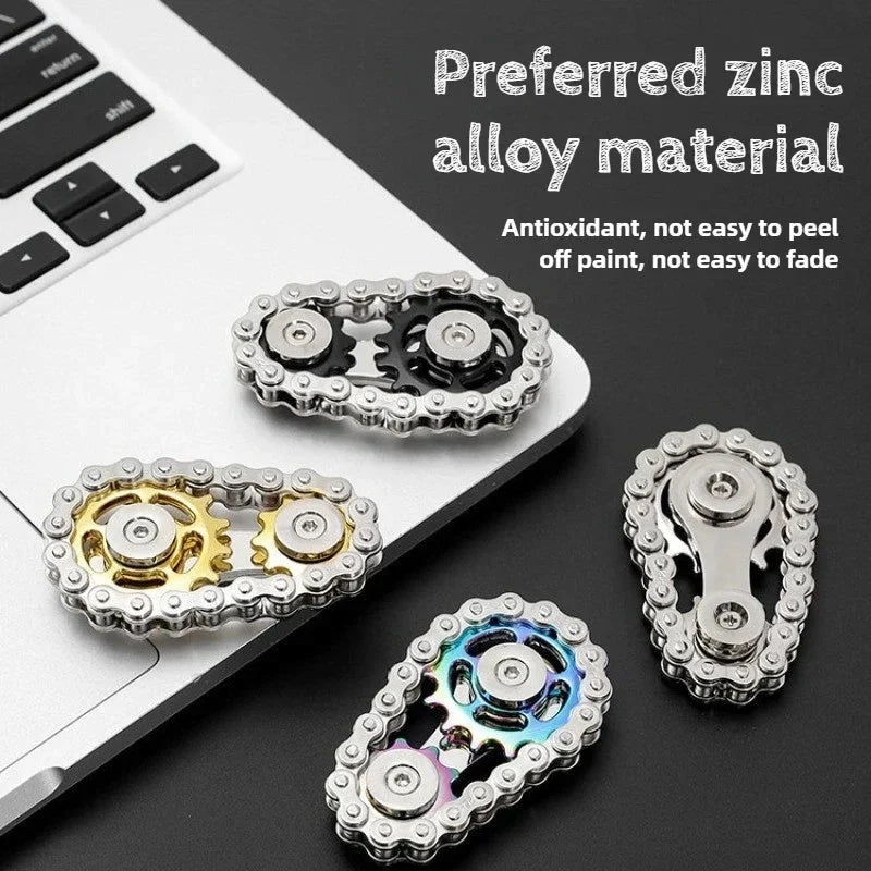 Metal Fidget Spinner | CNC Machined Stainless Steel Desk Toy