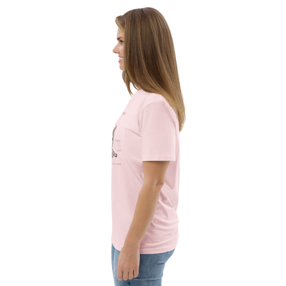 "ANATOMY OF A SPHYNX" UNISEX ORGANIC TEE