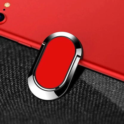 Universal Metal Finger Ring Holder | 360° Rotating Phone Stand and Car Mount